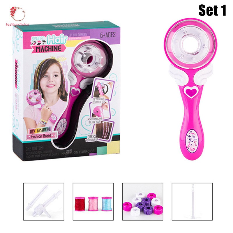 Máy Bện Tóc Tự Động Dùng Điện Tạo Kiểu Cho Bé Gái