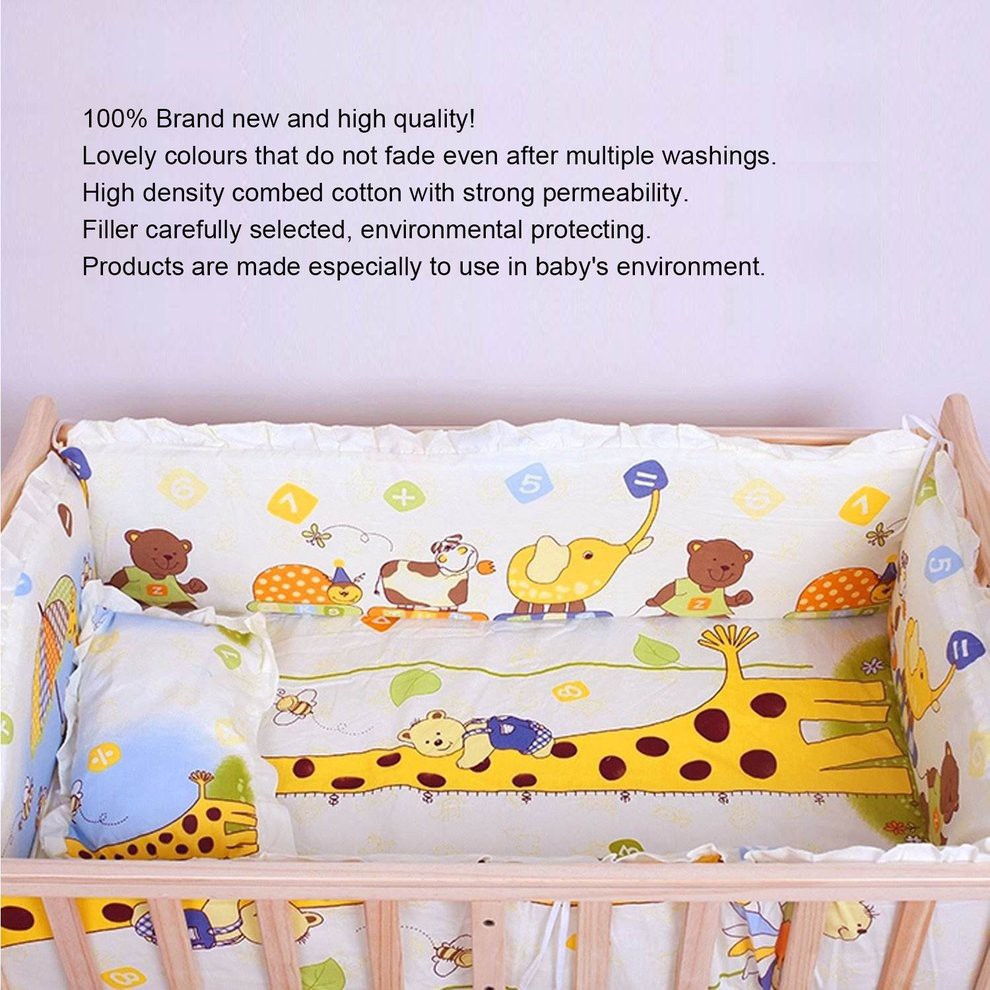 Bộ 5 món chăn đệm cotton cho bé