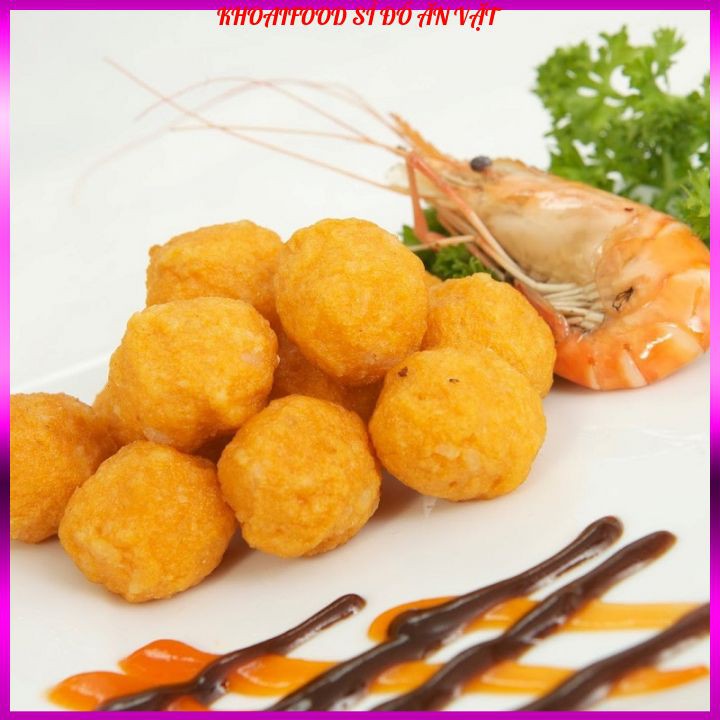 TÔM VIÊN CHIÊN - CÁ VIÊN CHIÊN thả lẩu ăn vặt ngon 500G | BigBuy360 - bigbuy360.vn