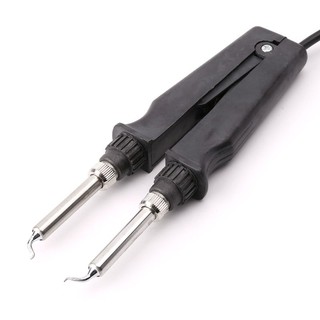 902 ESD SMD Double Soldering Iron Tweezer Handle Clip Heating Plier Soldering