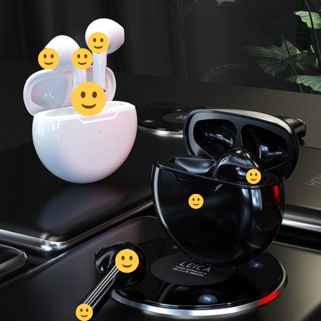 Tai Nghe Bluetooth Pro 6 - Tai Nghe Không Dây Nhét Tai Bluetooth 5.0 Nhiều Màu Sắc Tương Thích Tất Cả Dòng Máy