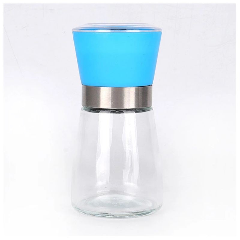 Cối xay tiêu, hạt khô bằng thủy tinh dung tích 180ml, lọ xay tiêu thủy tinh