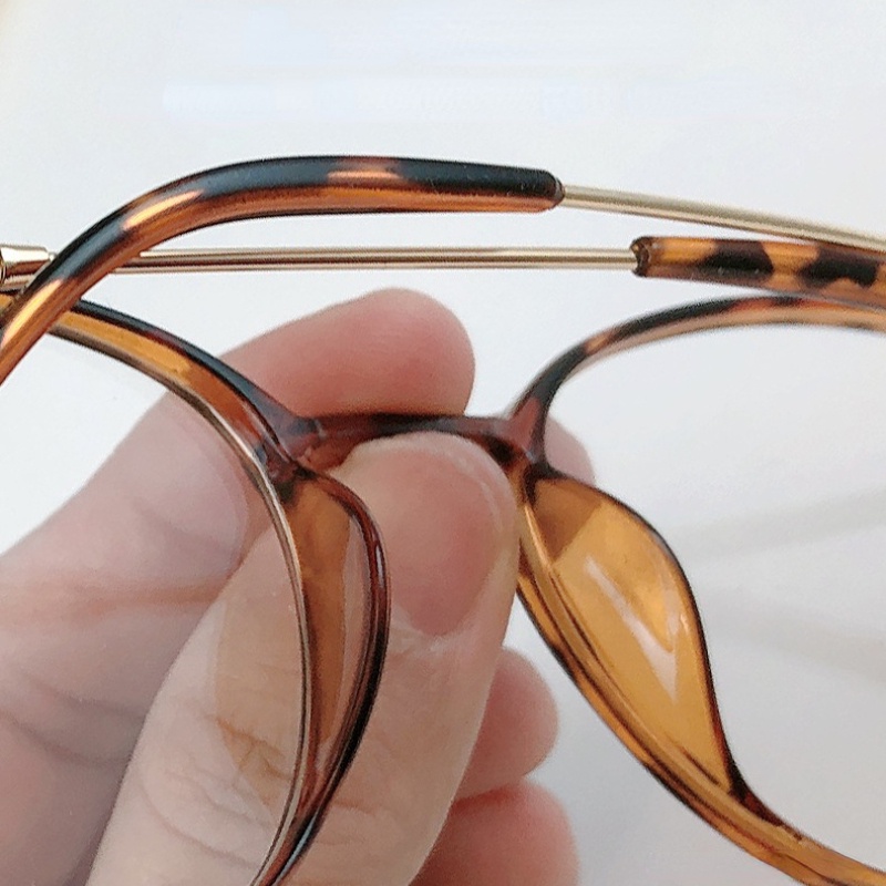 Kính Chống Tia UV400 Gọng Tròn Chống Ánh Sáng Xanh Thời Trang Phong Cách Hàn Quốc Cho Nam Và Nữ