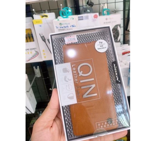Bao da Galaxy Note 10 Plus / Note 10 / Note 10 Pro Nillkin QIN Chính Hãng