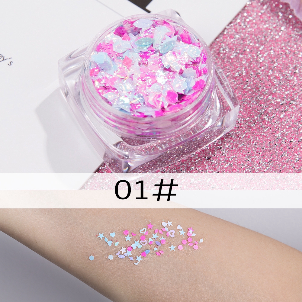 [Hàng mới về] Bột sequin lấp lấp tỏa ság tô điểm thêm cho lớp trang điểm nổi bật | BigBuy360 - bigbuy360.vn
