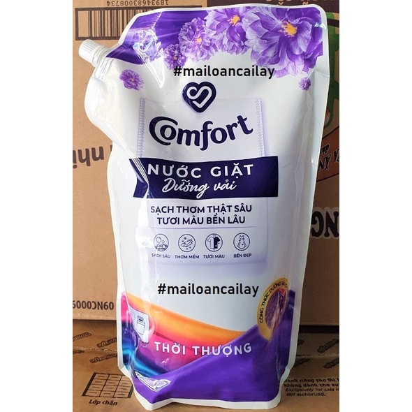 Nước giặt dưỡng vải Comfort hương Thời Thượng túi 2,2kg