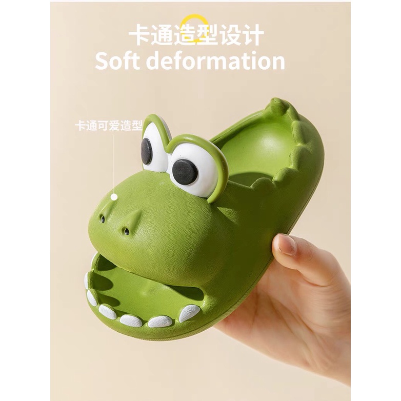 Dép quai ngang cá sấu,dép hà mã, cá xấu há miệng mắt to cho người lớn siêu cute phong cách Ulzzang  Mã 19