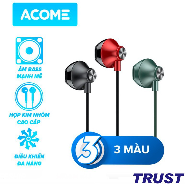 [HC GIFT] Tai Nghe Nhét Tai ACOME AW05 Âm Thanh HD