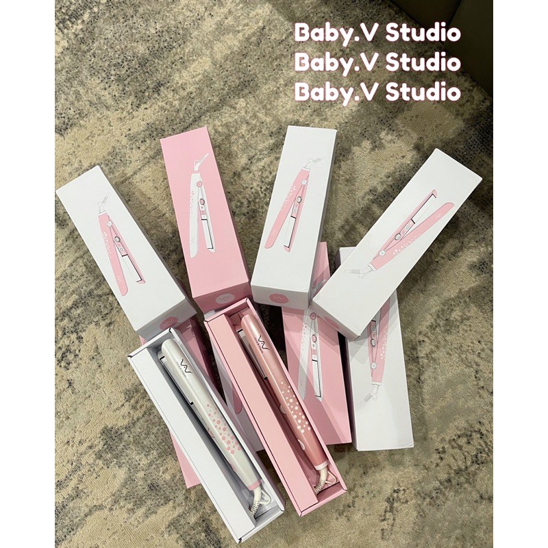 *BABY.V STUDIO* - CÓ SẴN - CHÍNH HÃNG - MÁY KẸP DUỖI UỐN TÓC 2 in 1 - VIVID VOGUE