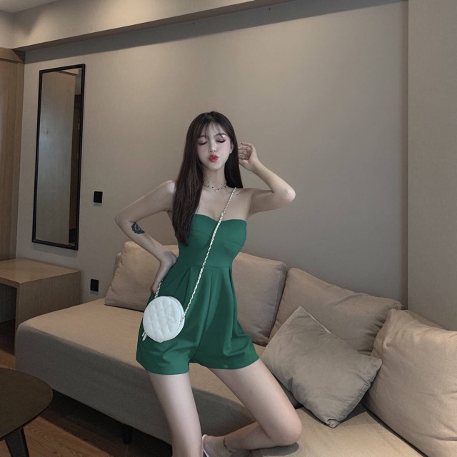 (Ảnh thật) CÓ SẴN Jumpsuit hở vai sang chảnh