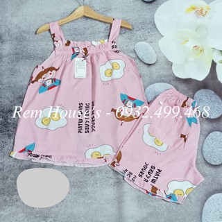 bộ lanh mặc nhà xinh xắn