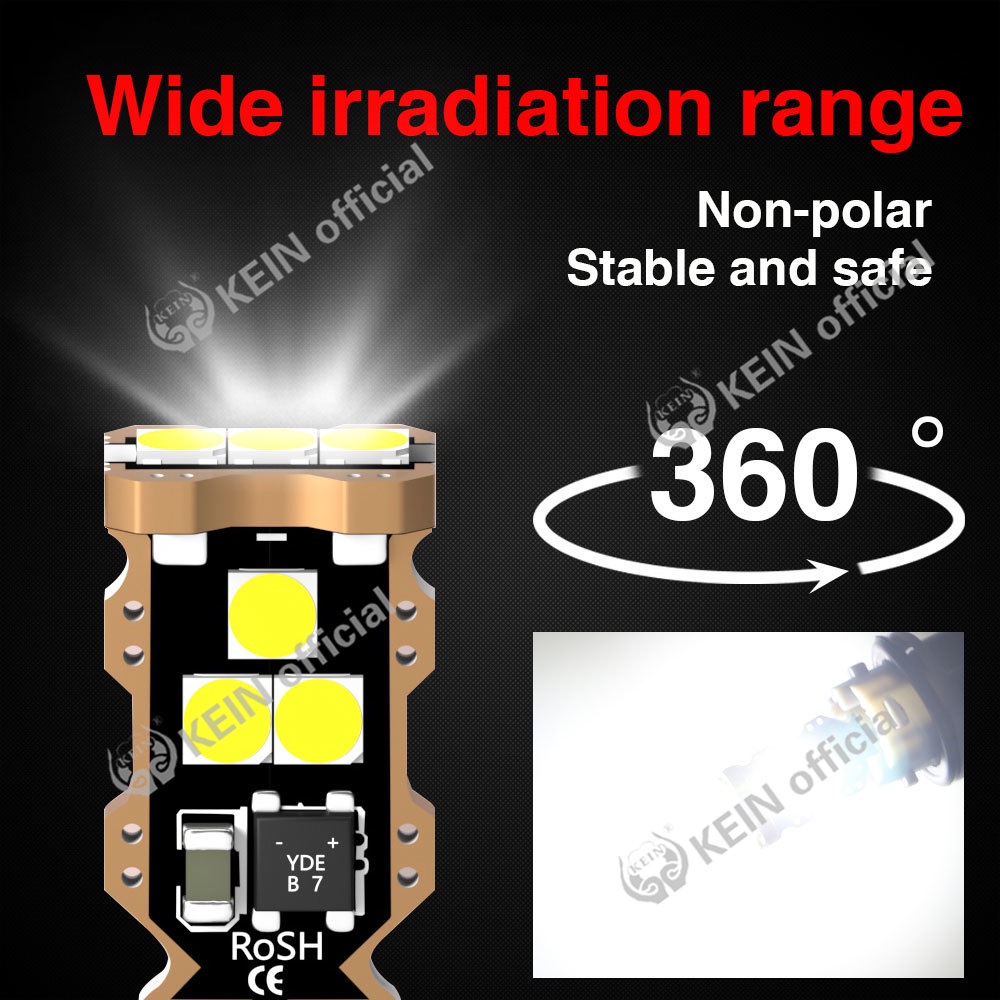 Bóng Đèn Led T10 W5W 194 168 501 Ánh Sáng Trắng Chuyên Dụng Dành Cho Ô Tô