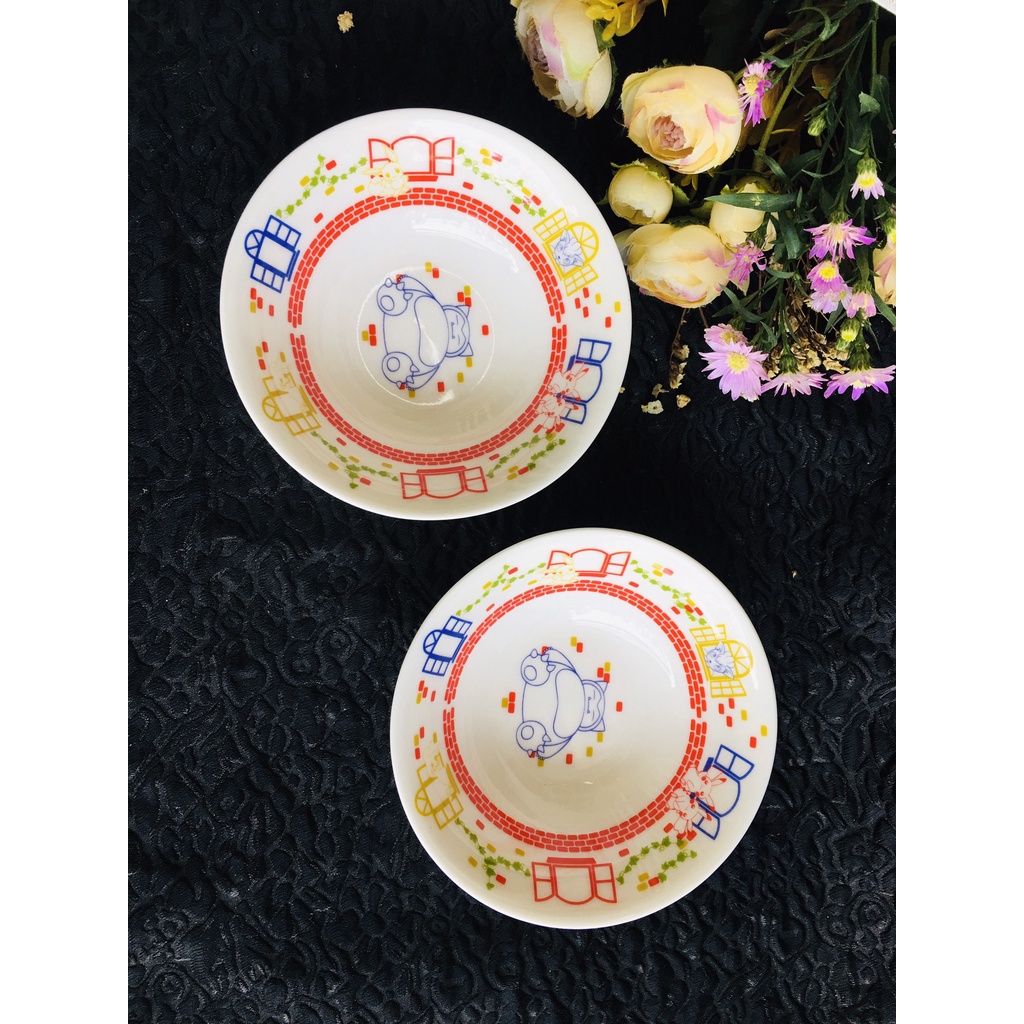 GỐM NHẬT - CHÉN ĂN DẶM CHO BÉ DỄ THƯƠNG HÌNH PIKACHU