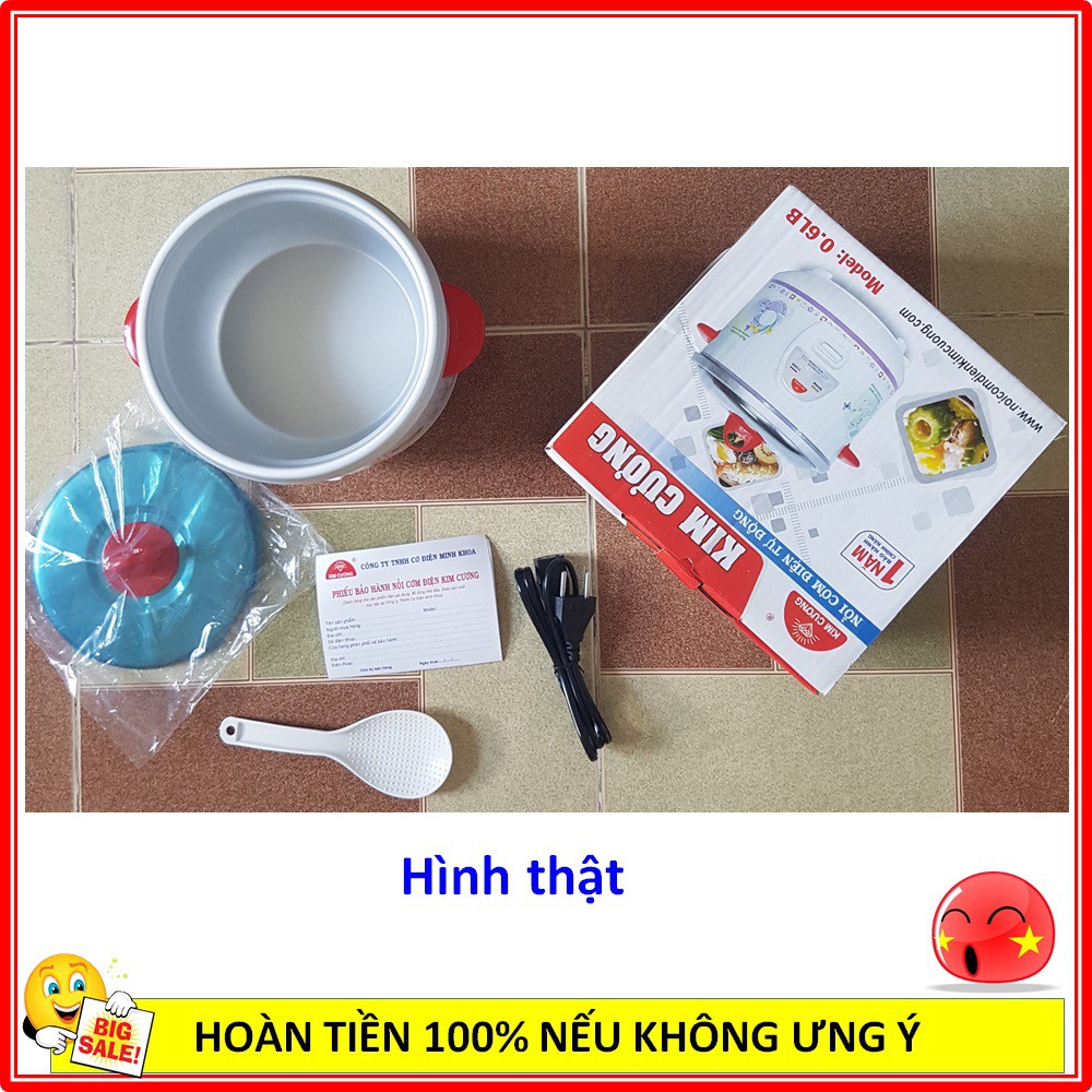 nồi cơm điện nhỏ 0.6 lít Kim Cương bảo hành 12 tháng 1 đổi 1 | BigBuy360 - bigbuy360.vn