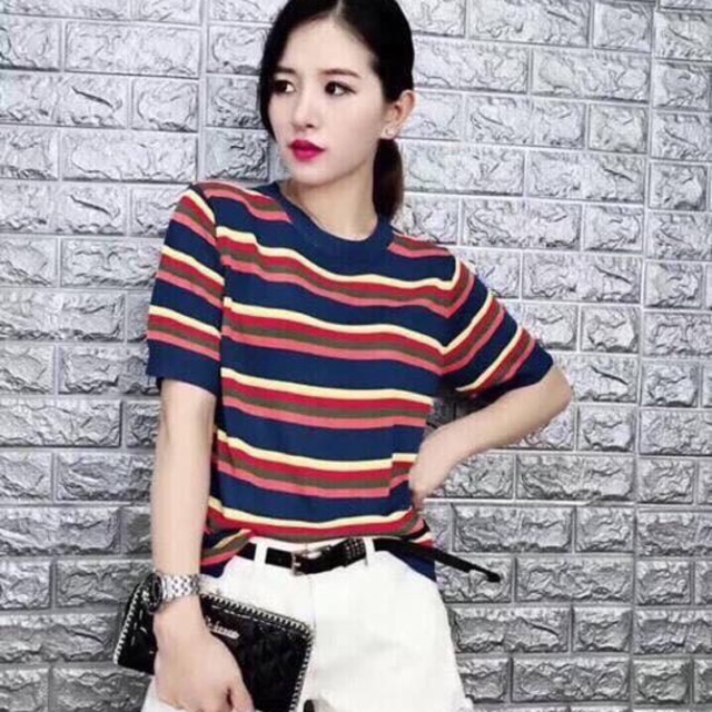 Áo Len kẻ sọc bé