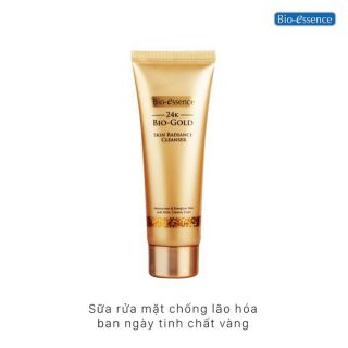 SỮA RỬA MẶT CHỐNG LÃO HÓA BAN NGÀY TINH CHẤT VÀNG BIO ESSENCE 24K BIO-GOLD 100G