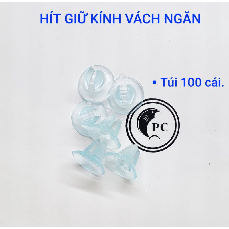 100 hít kính giữ vách ngăn hồ cá bể lọc chắc chắn