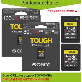 Thẻ nhớ máy ảnh sony cfexpress type a 800/70mb/s, đầu đọc thẻ