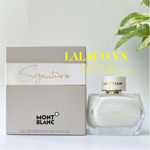 Nước Hoa Nữ MontBlanc Signature EDP For Women 90ml - phong cách Nữ tính, nhẹ nhàng, quyến rũ