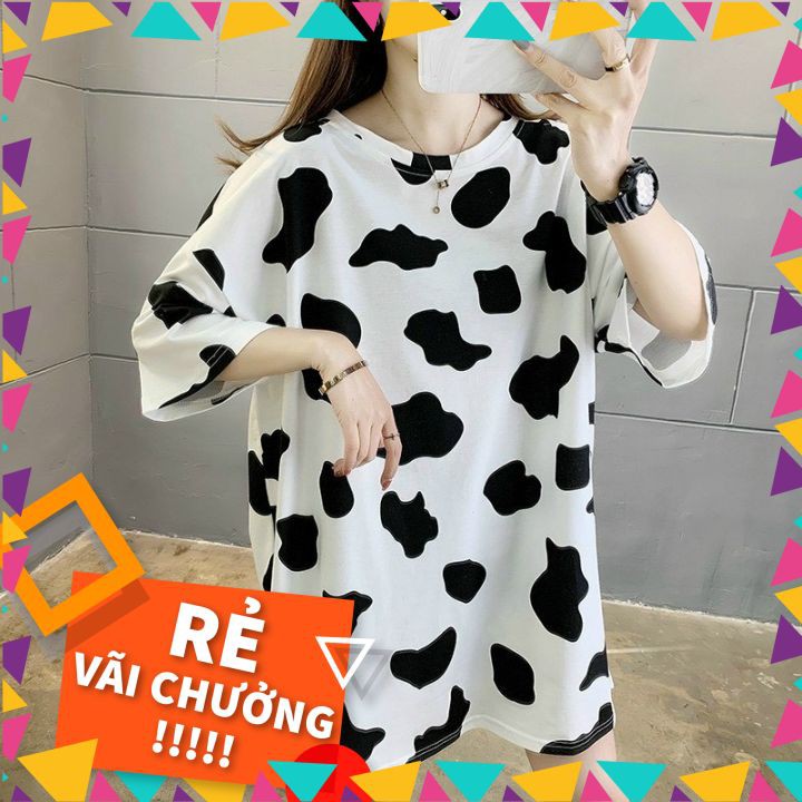 ÁO THUN NỮ TAY LỞ UNISEX BÒ SỮA ⚡ FREESHIP ⚡ PHONG CÁCH ULZZANG CỰC ĐẸP, PHỐI ĐƯỢC CÁC LOẠI THỜI TRANG