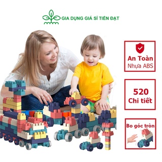 Xếp hình lego 520 miếng, giúp bé thỏa sức sáng tạo thông minh hơn