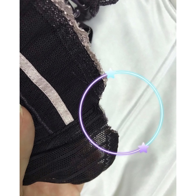 Áo corset đen tím 2hand