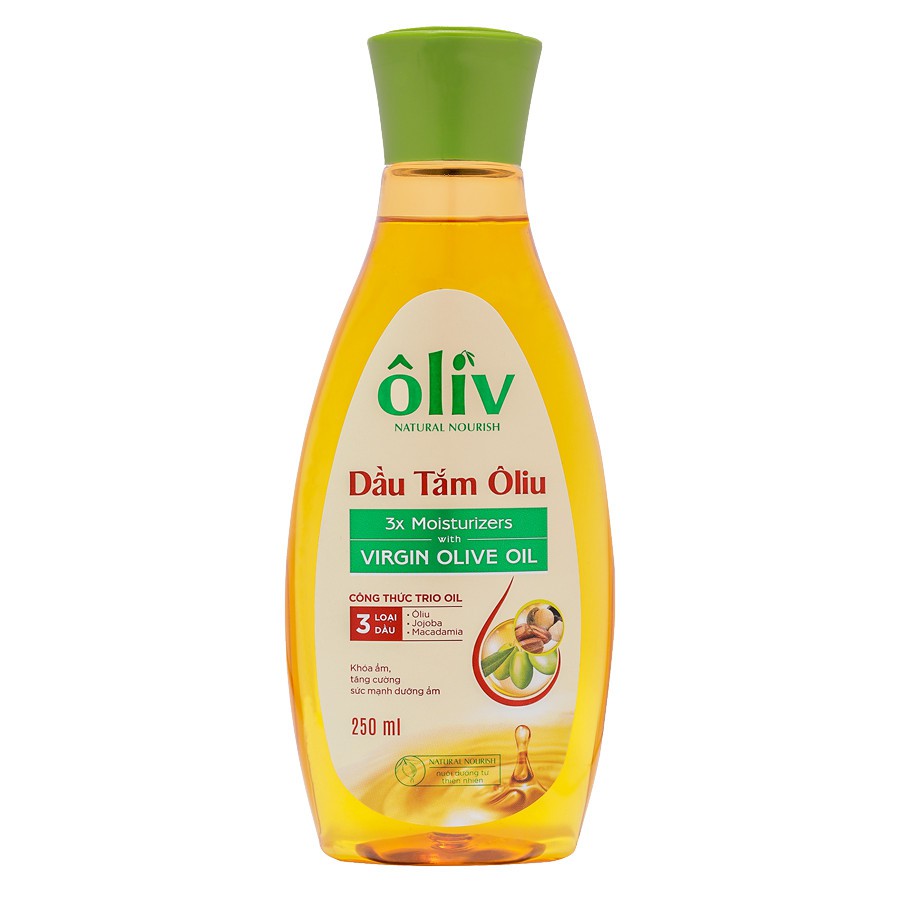 Dầu Tắm Ôliv Virgin Ôlive Oil - Dưỡng Ẩm Chuyên Sâu 250ml