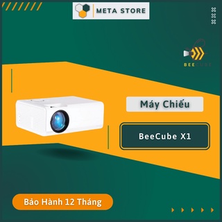 Máy chiếu mini beecube x1, máy chiếu phim phân giải hd - bảo hành 12 tháng • meta store