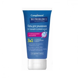 Gel sữa rửa mặt Compliment No Problem giảm mụn