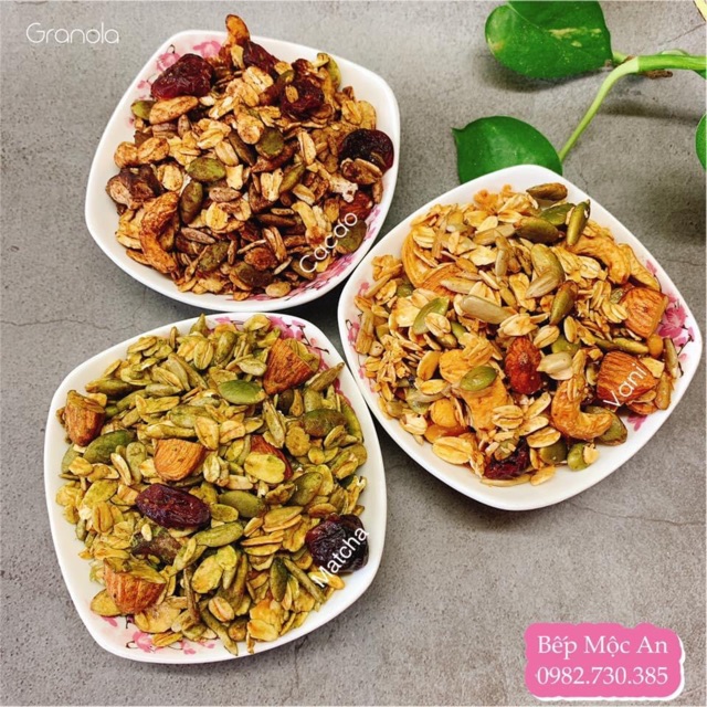 Granola siêu hạt[[HÀNG MỚI MỖI NGÀY]Ngũ cốc ăn kiêng giữ dáng đẹp da. Bữa ăn lành mạnh tiện lợi, an toàn cho cả gia đình