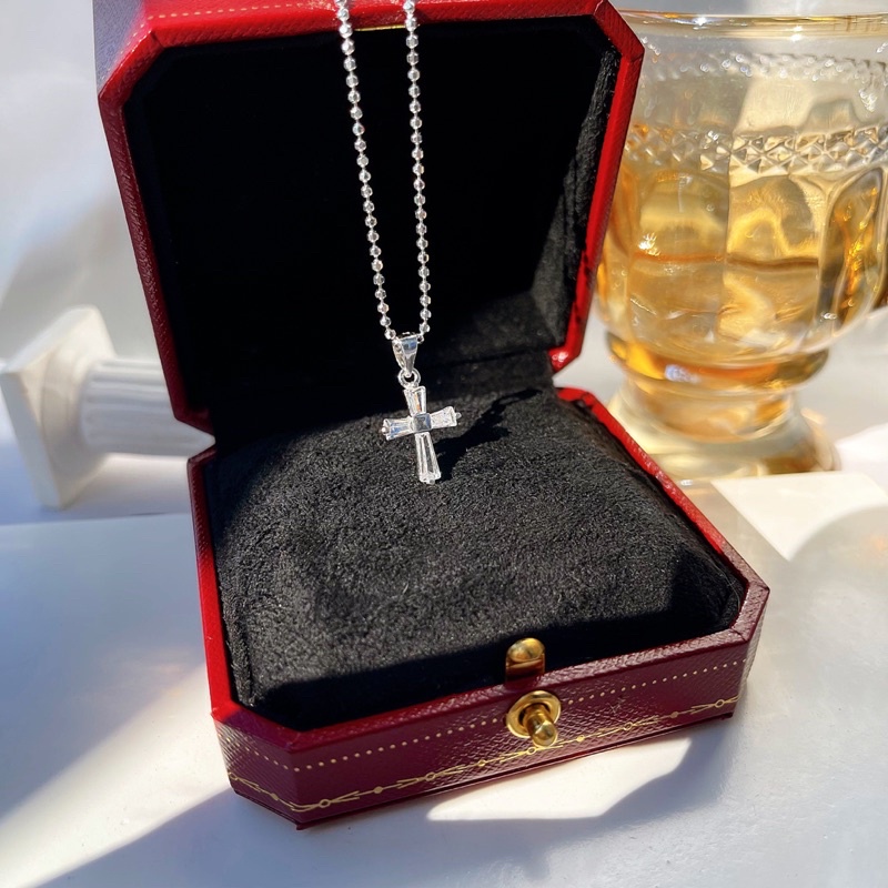 Dây chuyền bạc mặt Thánh Giá cao cấp sang trọng Md022 - Trang Sức MINA JEWELRY