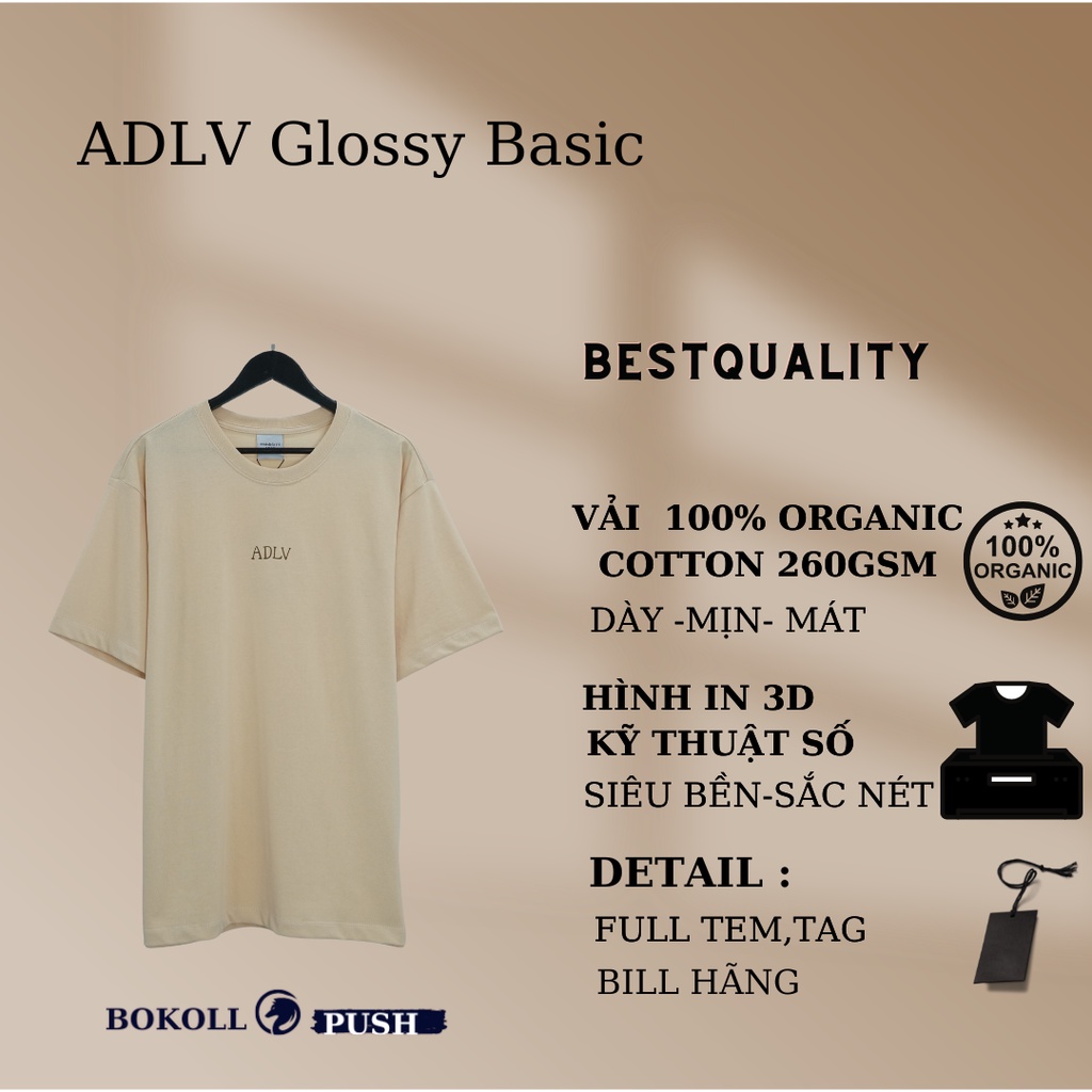 Áo thun ADLV GLOSSY cao cấp,Áo thun Nam nữ cao cấp