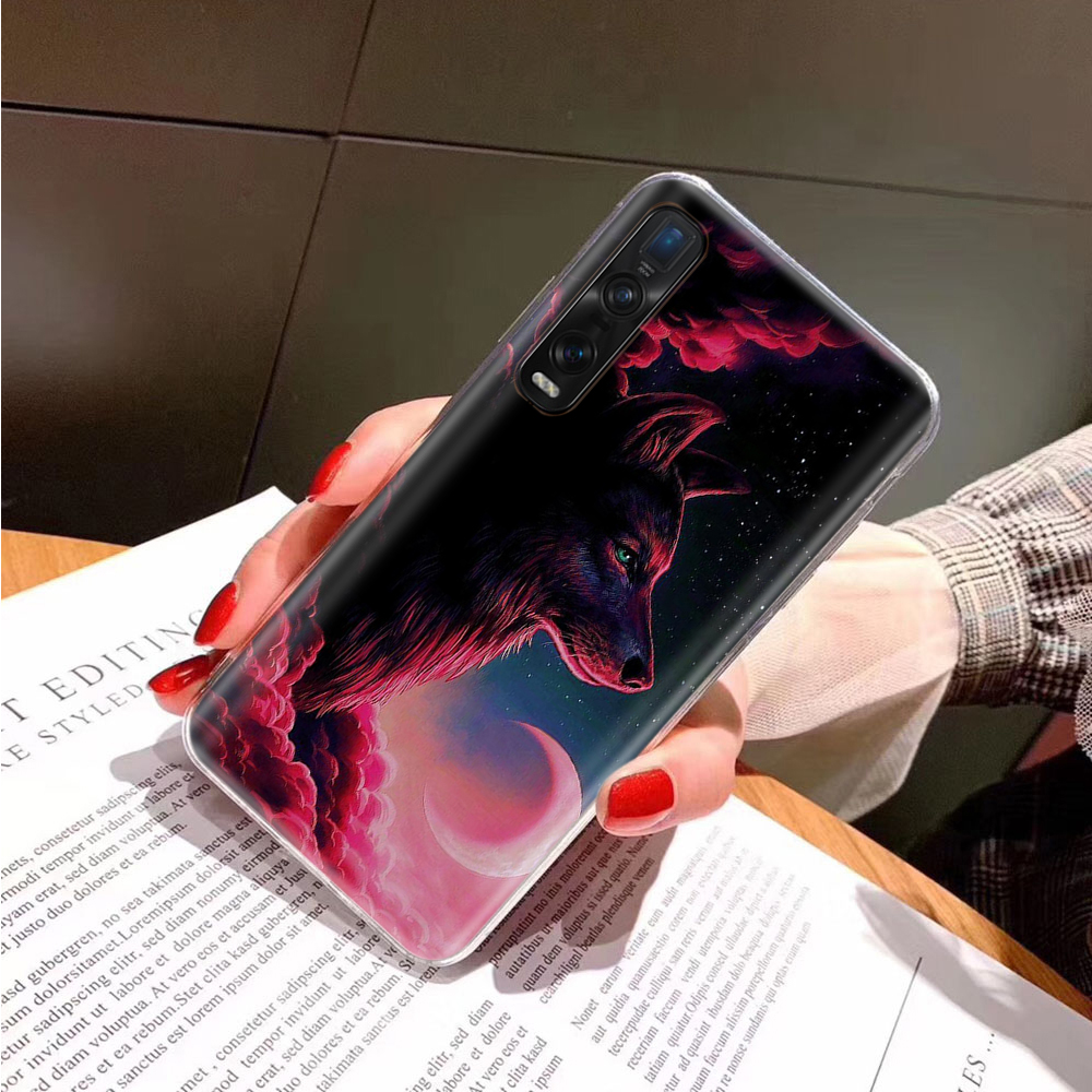 Ốp Điện Thoại Trong Suốt Hình Chó Sói Ta30 Cho iPhone 5S 8 6 XR 7 6S 11 5 Plus Pro SE Max