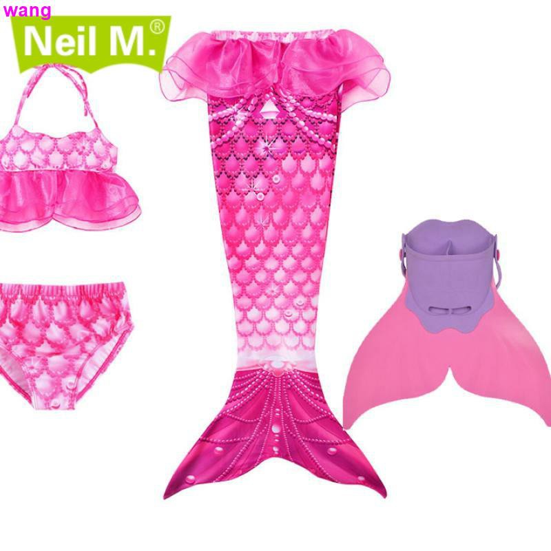 Bộ Đồ Bơi Đuôi Nàng Tiên Cá Cho Bé Gái