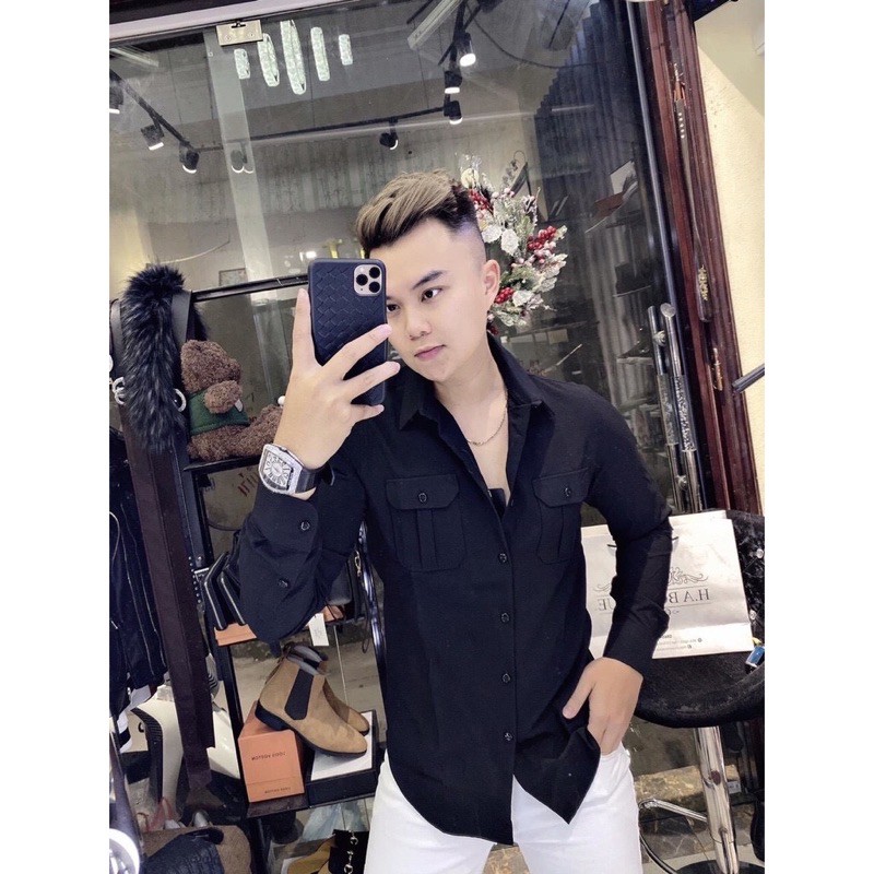 𝐂𝐇𝐀̂́𝐓 𝐕𝐀̉𝐈 𝐂𝐇𝐔𝐀̂̉𝐍 𝐒𝐇𝐎𝐏 Áo Sơ Mi Nam Vải Đũi Mặc Mát Thoải Mái | BigBuy360 - bigbuy360.vn