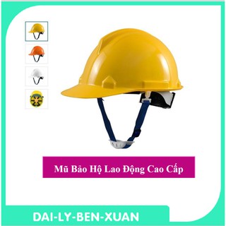  (Bán chạy)MŨ BẢO HỘ THÙY DƯƠNG NÚM VẶN MÀU TRẮNG