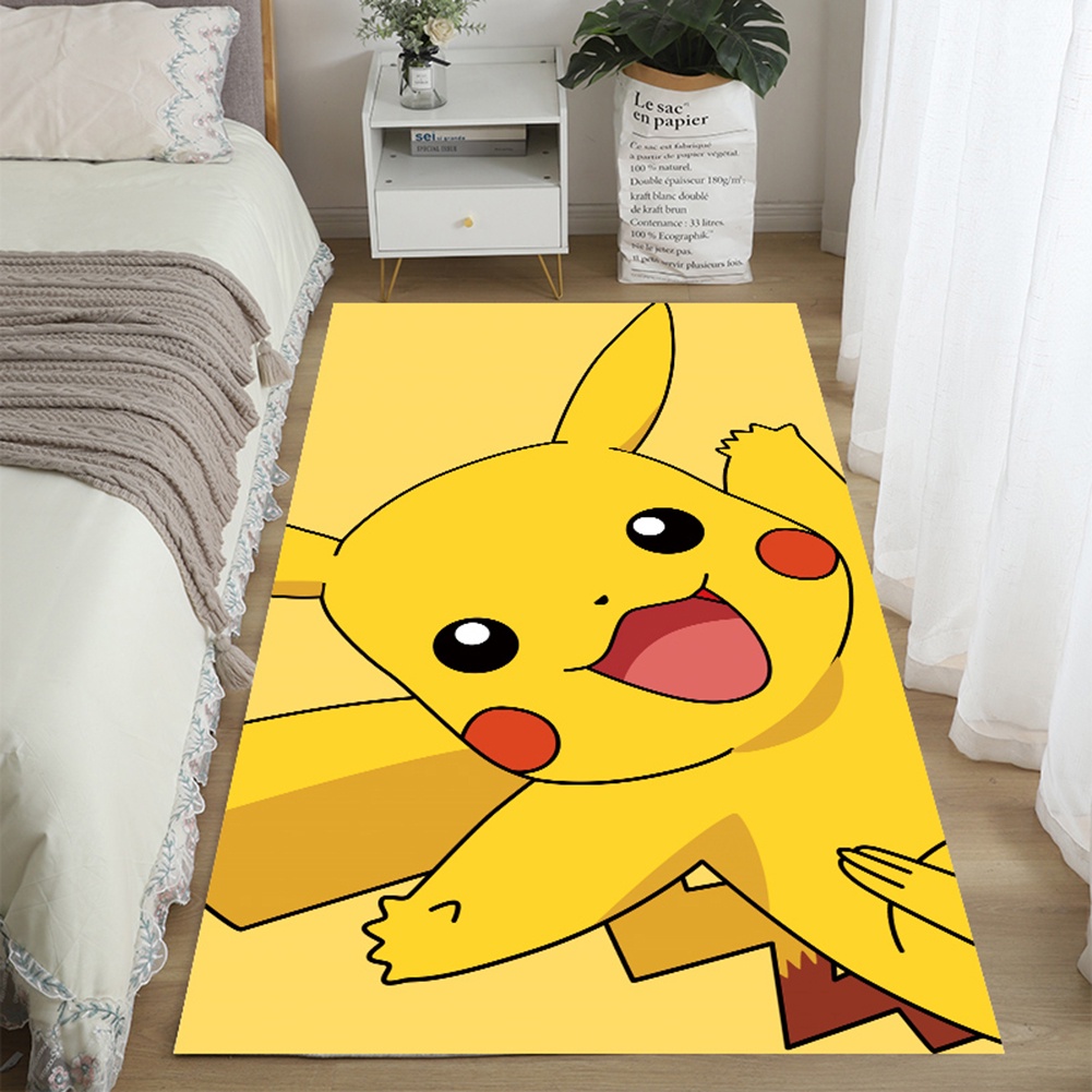 Cartoon Carpet Non-slip Floor Mat Home Decor Ultra Soft Rugs For Bedroom Mickey Minnie Pikachu Floor Mat 40x80cm/50x120cm