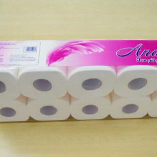 (Giấy 2 lớp)Giấy vệ sinh Anandi hồng TK 10 cuộn/lốc.
