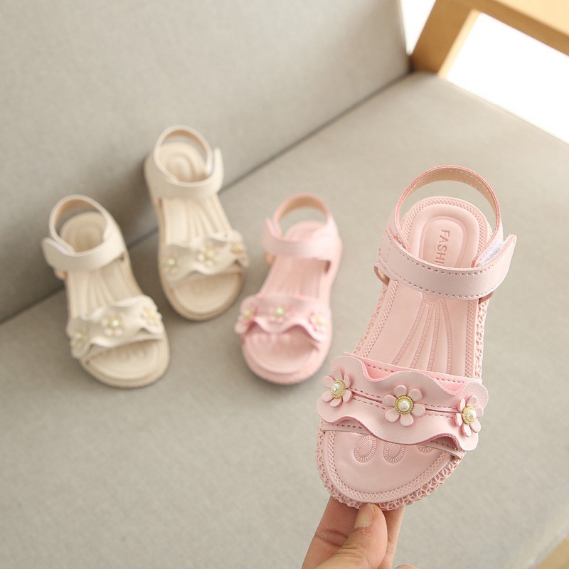 Giày sandal đế mềm thoáng khí cho bé gái