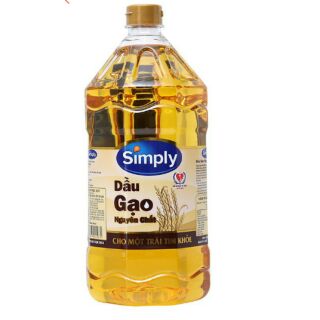 Dầu gạo simply  1L và 2L