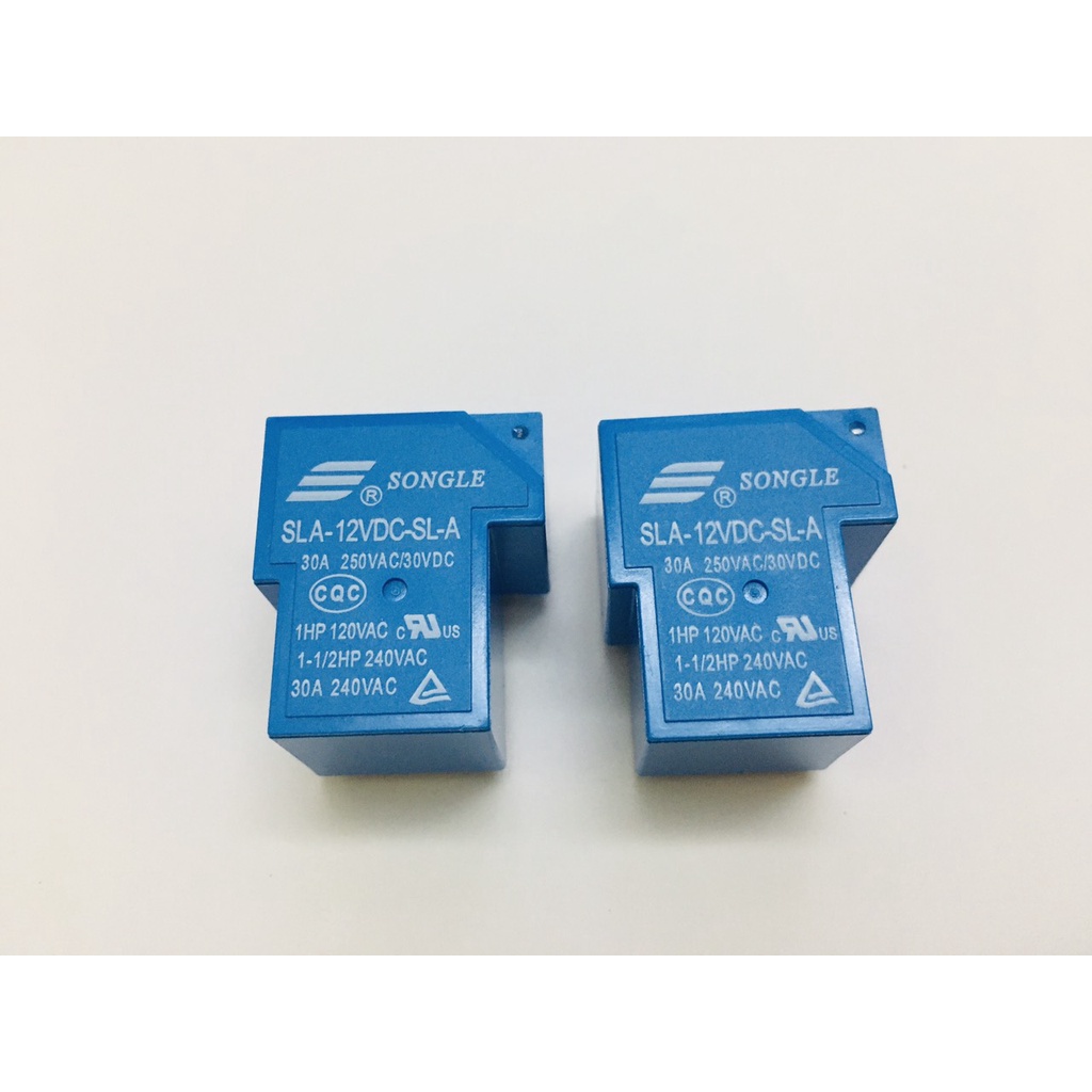 Relay Rơ le 5V, 12V Songle 30A 4 chân