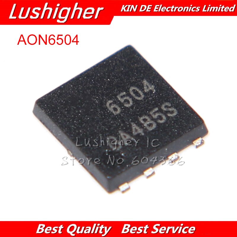 Set 10 Linh Kiện Điện Tử Mới Aon6504 Ao6504 6504 Mosfet Qfn-8 Smd