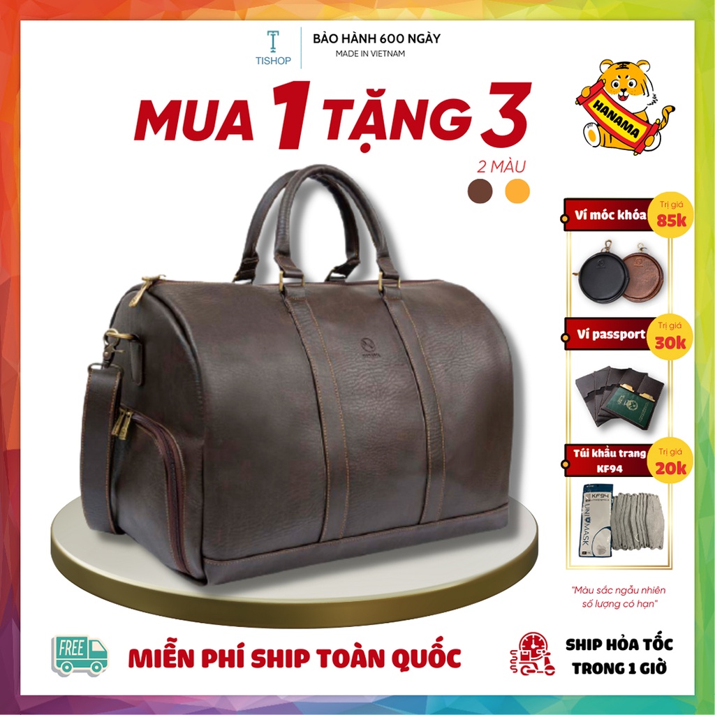 Balo Du Lịch HANAMA Move 1S, Có Ngăn Đựng Giày,Vừa 8 Bộ Quần Áo, LapTop, Ipad