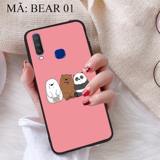 Ốp lưng Vivo U10 viền dẻo TPU BST Gia Đình Nhà Gấu
