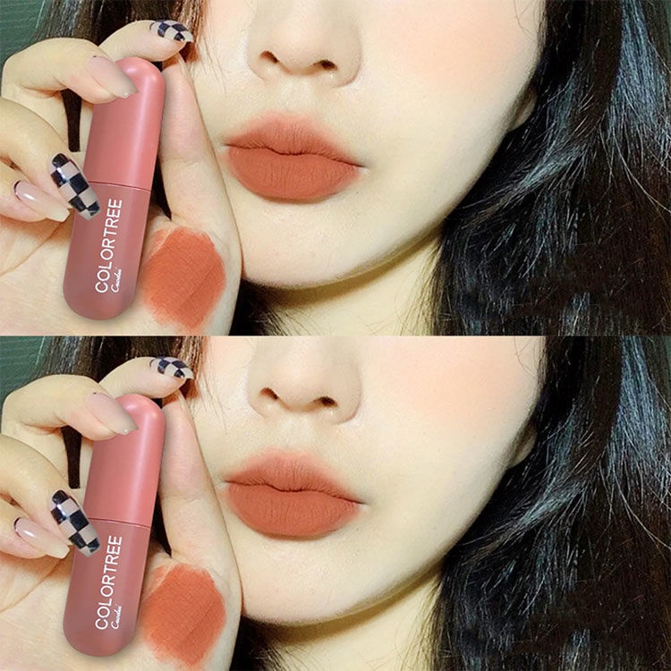 Son Lì CUODUI Lâu Trôi Chống Thấm Nước Màu Nhung Đỏ Phong Cách Trung Hoa