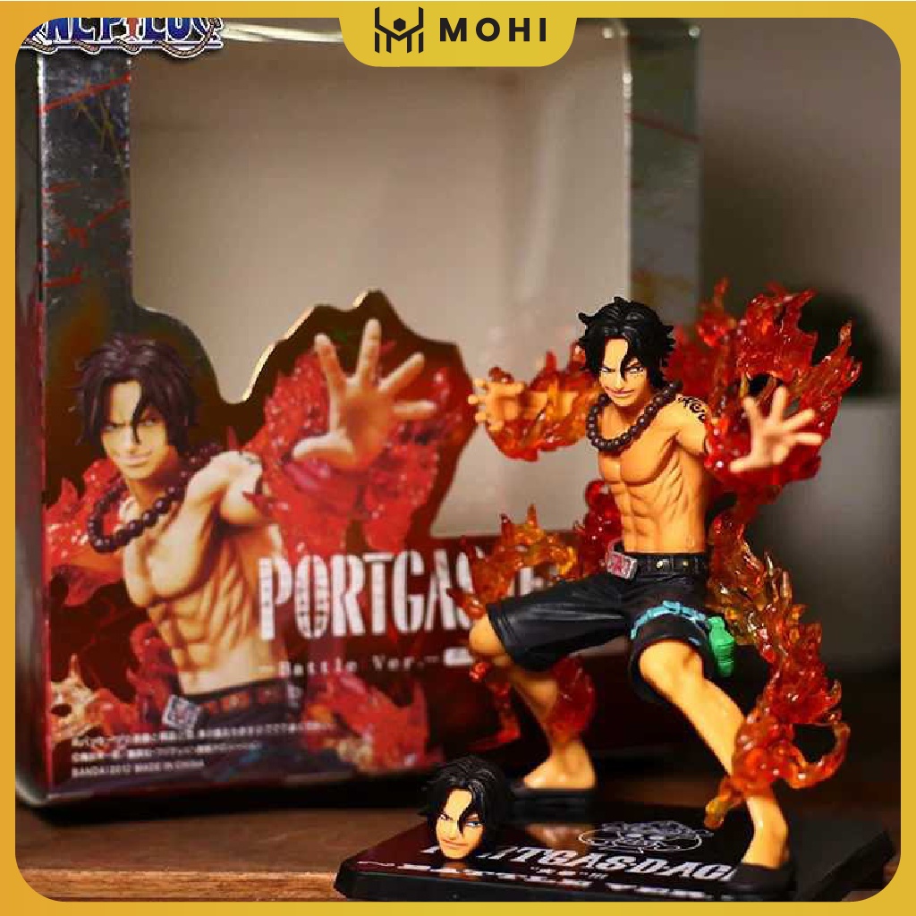 Mô Hình One Piece Ace, Ace Chibi, Ace Hỏa Quyền, Ace 15cm Figure Tượng Portgas D. Ace F.zero