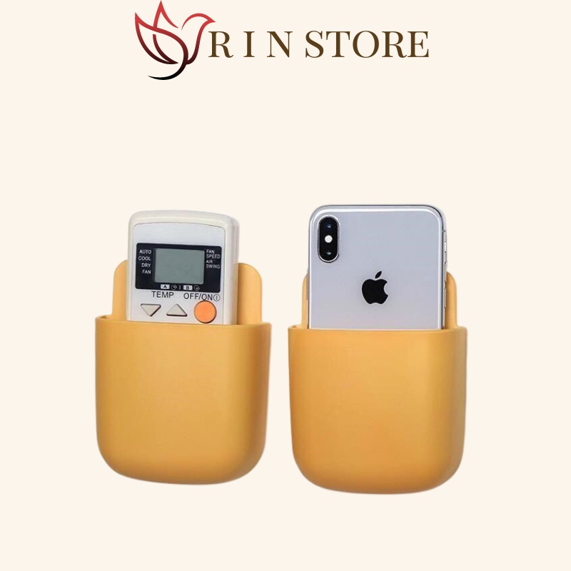 Kệ Để Remote Điện Thoại Dán Tường Tiện Lợi Hiện Đại RIN