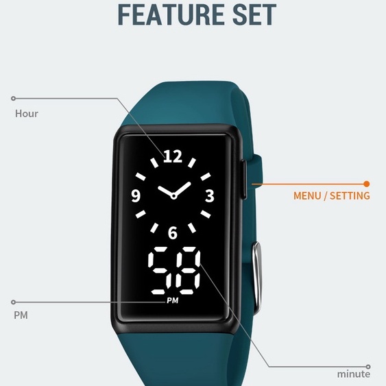 Đồng Hồ Điện Tử Hiển Thị Led SKMEI