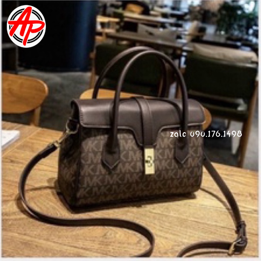 🔸FREESHIP🔸 túi sách công sở nhiều ngăn họa tiết m.k có tay cầm và dây đeo chéo SHOP CABOXIN