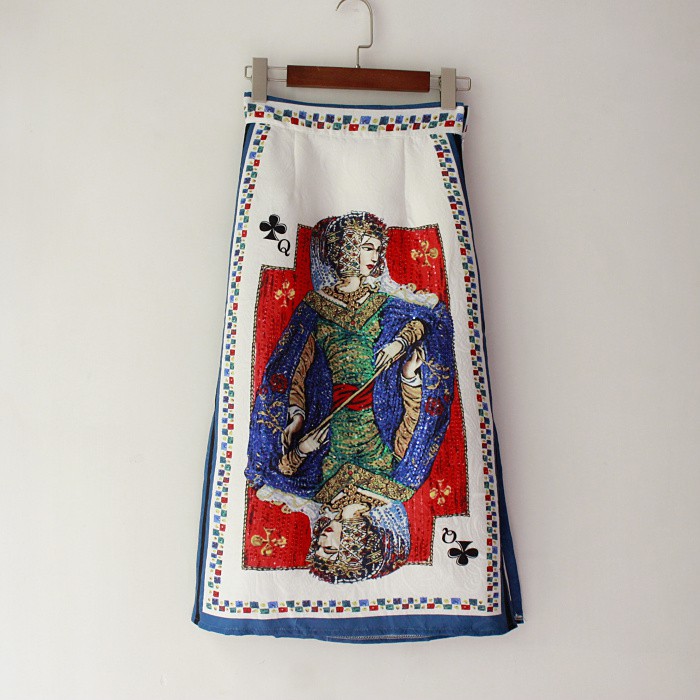 Chân Váy Thêu Hoa Văn POKERANGEL ZHANGZI + Áo DILIREBA - MUOJ | BigBuy360 - bigbuy360.vn